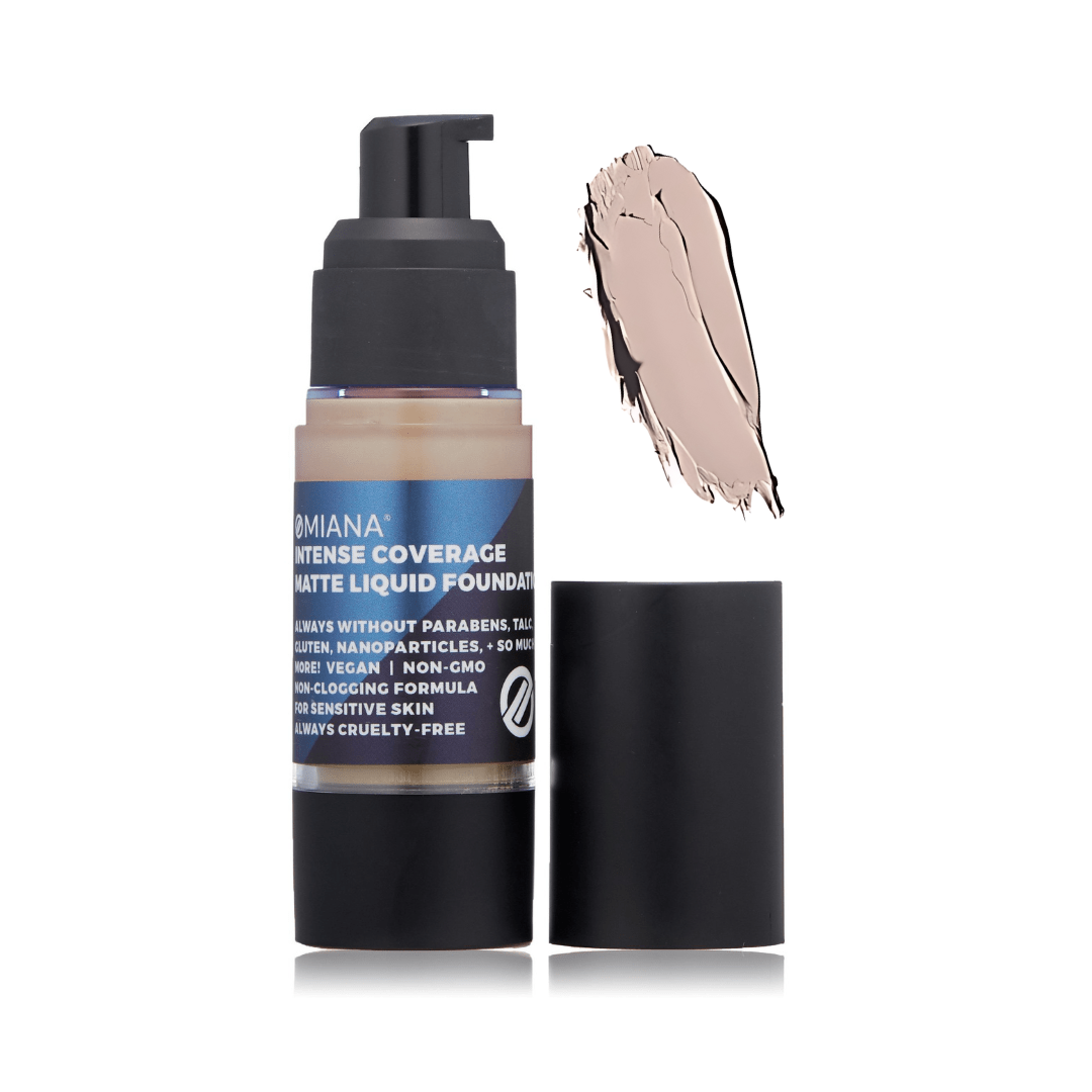 Intense Coverage Liquid Foundation - Mica-Free, Talc-Free, & More!