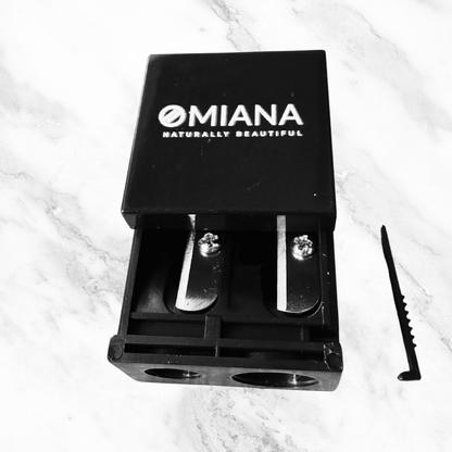 Omiana dual barrel makeup pencil sharpener