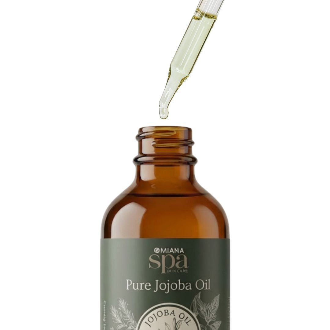 Omiana Natural Cosmetics Oil Pure Jojoba Oil – Lightweight, Cold-Pressed Moisturizing Oil for Sensitive Skin