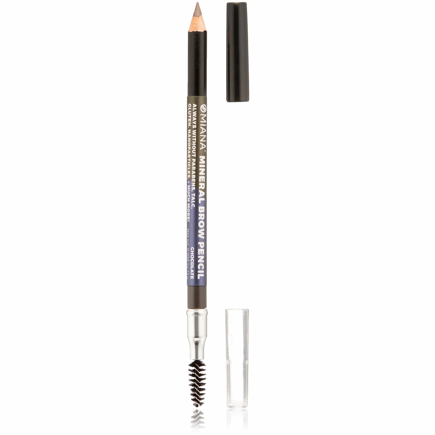 Omiana Mineral Brow Pencils with spoolie brush - Without Boron Nitride, Paraben-Free, & More!