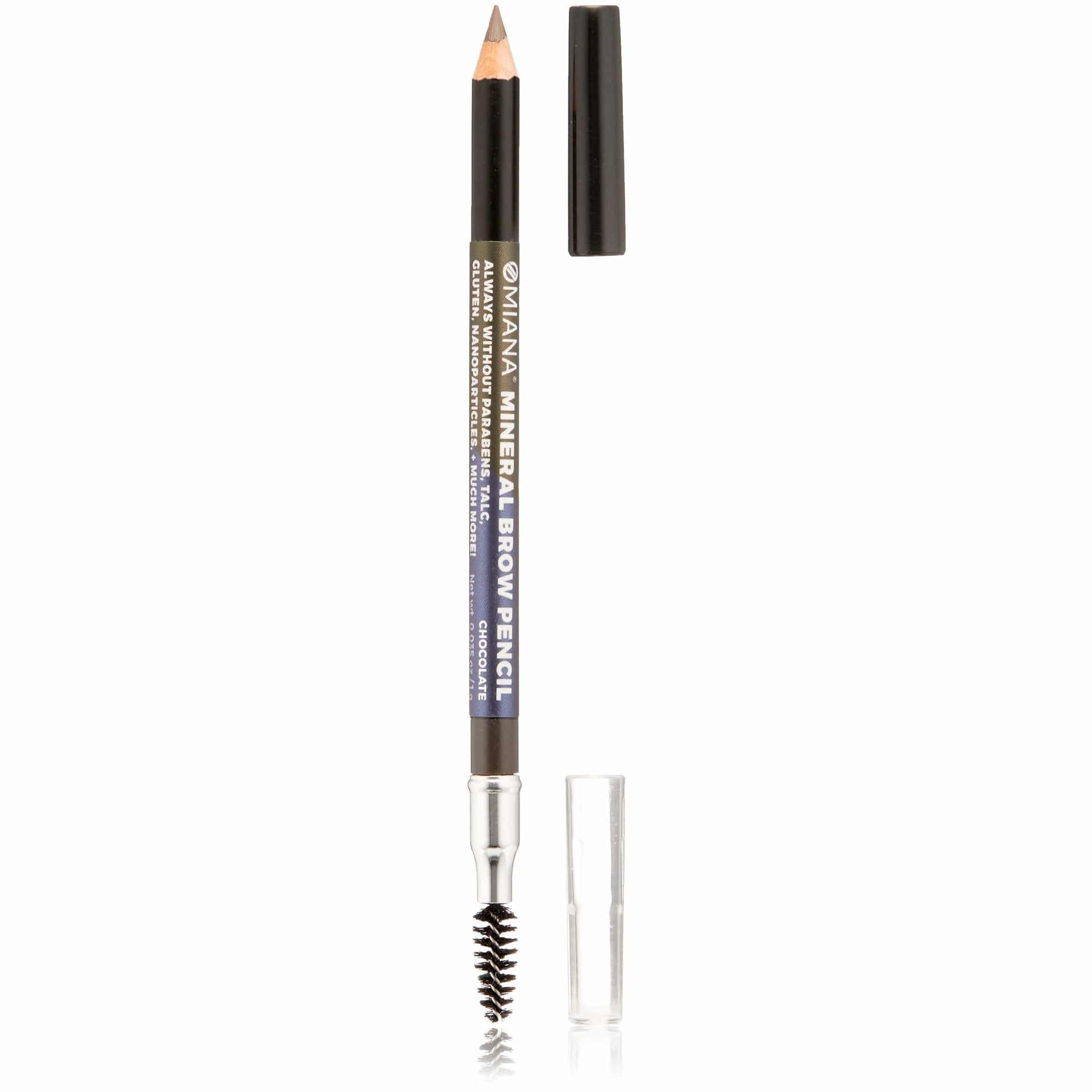 Omiana Mineral Brow Pencils with spoolie brush - Without Boron Nitride, Paraben-Free, & More!